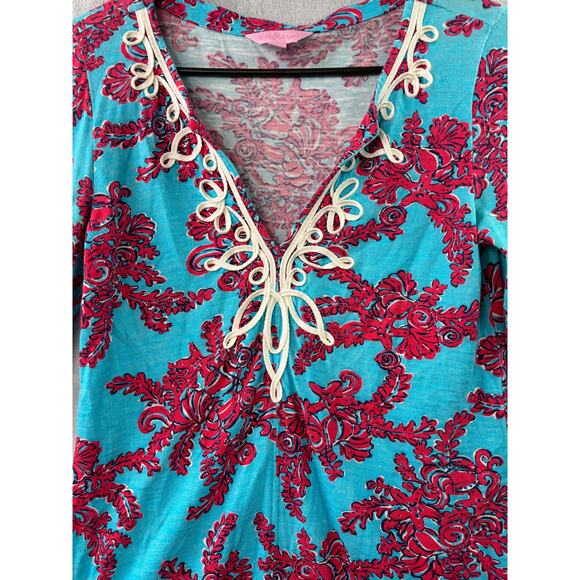 Lilly Pulitzer Westley Tunic – Cerulean Blue – Size Small - Picture 7 of 7